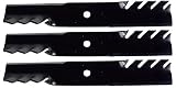 USA Mower Blades (3 MB110BP Mulching for Bad Boy 038-5350-00 038-5350-0050 Length 16-1/2 in. Width 2-1/2 in. Thickness 0.204 in. Center Hole 5/8 in. 32" 48" Deck
