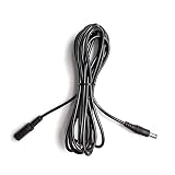 KERUI 3m Long 5.5x2.1mm DC Cable Extender for Standalone Siren CCTV Security Camera Jack Adapter Power Cord Lead Male to Female Plug