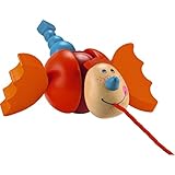 HABA Dragon Dooly Wooden Pulling Animal with Flapping Wings Classic Pull Toy