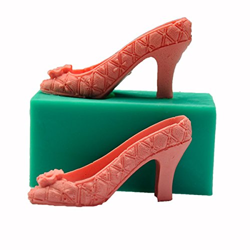 Bazaar 3D Silicone High Heel Mould Fondant Cake Lady Shoe Mold