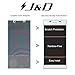 J&D Compatible for Sony Xperia L1 Screen Protector (8-Pack), Not Full Coverage, HD Clear Protective Film Shield Screen Protector for Xperia L1 Crystal Clear Screen Protector