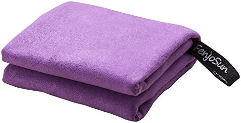 FenjoSun Microfiber Travel Towels Sport Towels Quick Drying Towel-Purple-60"×30"