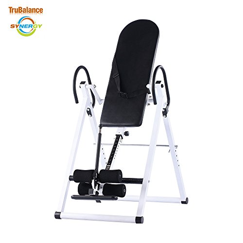 TruBalance Synergy NL Pro Deluxe Inversion Table - Glacier White