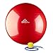 Black Mountain Products Static Strength Exercise Stability Ball with Pump, Red, 65cm/2000 lb