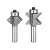 Whiteside Router Bits 3400 Edge Banding Set