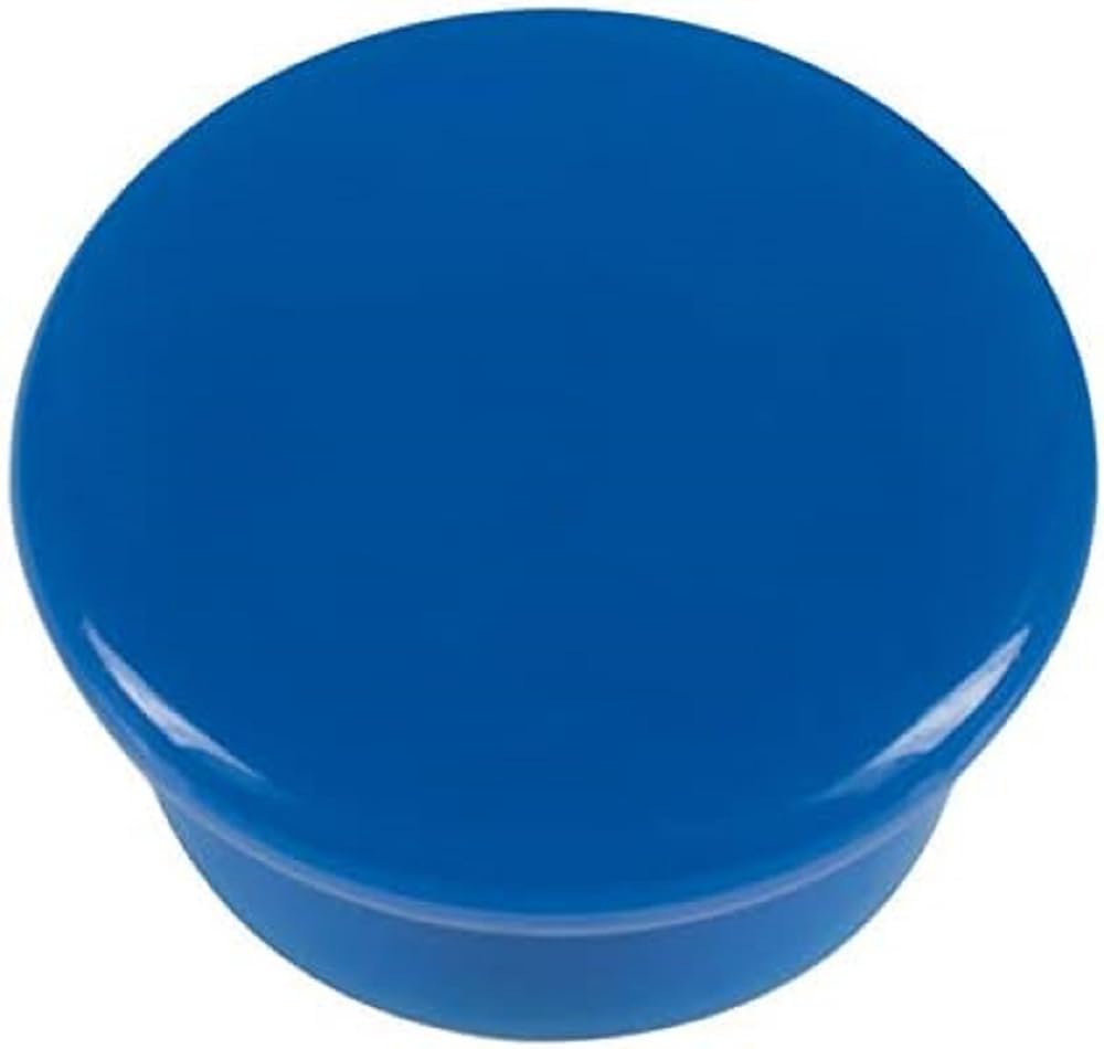 Westcott E-10804 00 Holding Magnets 15 mm Round Blue Pack of 10