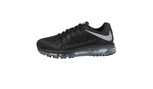 Nike Air Max 2015 - Tenis de correr para hombre (12, negro/voltio/gris  lobo) : Amazon.es: Zapatos y complementos
