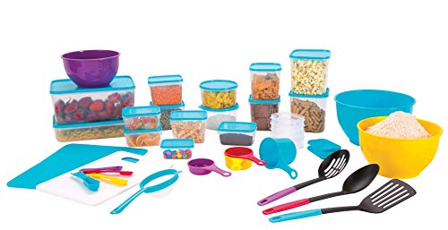 All Time Plastic Kitchen Store Set, 36-Pieces, Multicolour