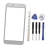 Outer Screen Front Glass Lens Replacement for LG M210 MS210 Aristo LV3 K8 2017 (Not LCD and Not digitizer) (silver)
