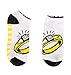 Monopoly Womens Socks Jail No Show 6 Pack (Fuchsia)