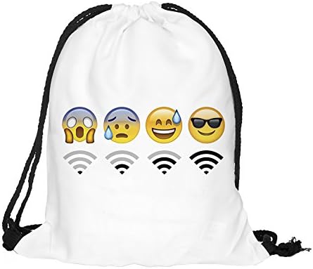 Halilu Girl Drawstring Backpack Bag Cinch Bag School Gym Bag Sackpack