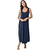 Papinelle Women’s Kate Modal Maxi Nightie - TENCEL™ Modal by Lenzing™, Smooth & Breathable Sleeveless Nightgown with Pockets