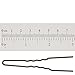 Marilyn Faye's U-Shaped Crinkled Hair Pins (Set of 12) (3 inch, Brown)