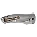 Zero Tolerance (0920 George Titanium Folding Knife; Manual Open, CPM 20 CV Stonewash Finish Stainless Steel, KVT Ball-Bearing System, Reversible Pocketclip; 5.4 oz, 3.9 in. Blade, 9 in. Total Length