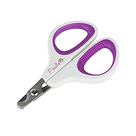Poodle Pet Cat Nail Trimmer Clipper Scissors for Cats, Kittens, Dogs, Puppies, Rabbits & Small Animals – Slip-Proof, Stainless Steel, – Professional Grooming Supplies
