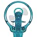O2COOL Deluxe Misting Fan, Handheld Misting Fan, Battery Operated Fan, Water Spray Fan, Mini Portable Desk Fan, Personal Cooling Fan for Outdoor, Fine Mist Sprayer, Teal