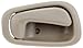 Dorman 79501 Interior Door Handle Compatible with Select Toyota Models, Beige; Textured, Black