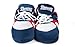 Happy Feet Mens y Womens NFL Sneaker, LG - W 8-10, M 7-9, New England Patriots Slippers
