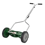Scotts 14 in. 5 Tempered Alloy Steel Blade Reel Mower, Manual Push Design Lawn Mower with No Gas, No Oil, No Fumes, No Cord