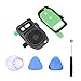 EMiEN Back Camera Glass Lens Cover + Rear Camera Bezel with Adhesive + Flash Cover Pre-Installed Replacement Parts + Repair Screwdriver for Samsung Galaxy S7 / S7 Edge (Black)