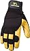 Women's Hybrid Leather Palm Work Gloves (Wells Lamont 3215M)