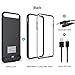 For iPhone 6 Plus / 6s Plus [Battery Case] Zarus Charger Charging Cover for Apple [Apple MFI Certified] External Protective [Extended Backup Battery Pack ] Power USB Juice Bank 4000mAh (Rubber Black)