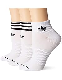 adidas Originals Calcetines de corte bajo para hombre y mujer, paquete de 3