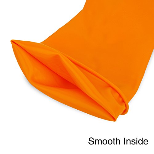 image for aotuo Rubber Gloves-Cleaning Gloves Kitchen Latex Free Household water