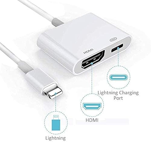 Lightning to HDMI Adapter for iPhone iPad, Apple MFi Certified