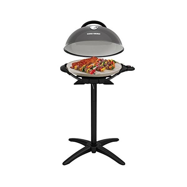George-Foreman-GFO3320GM-IndoorOutdoor-Gun-Metal-Electric-Grill