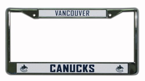 NHL Vancouver Canucks Chrome Plate Frame