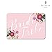 FLORAL BRIDE TRIBE - Set of 20 Bachelorette Label Stickers for Mini Champagne Bottle & Gift Box - Bridesmaid, Maid & Matron of Honor Proposal Gift- Engagement Party- Bridal Shower
