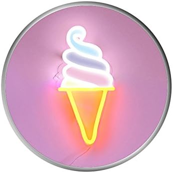 Mobile Cell Phone Stand Holder, 360 Degree Rotation Phone Holder for iPhone,iPad, Samsung, Nintendo Switch - LED ice cream