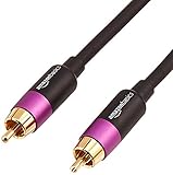 AmazonBasics RCA Audio Subwoofer Cable - 8 Feet