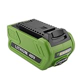 Powilling 40V 5.0Ah Replacement Lithium Battery for GreenWorks 29472 29462 Battery GreenWorks 40V G-MAX Power Tools 29252 20202 22262 25312 25322 20642 22272 27062 21242 (Not for Gen 1)