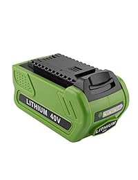 Powilling 40V 5.0Ah Replacement Lithium Battery for GreenWorks 29472 29462 Battery GreenWorks 40V G-MAX Power Tools 29252 20202 22262 25312 25322 20642 22272 27062 21242 (Not for Gen 1)