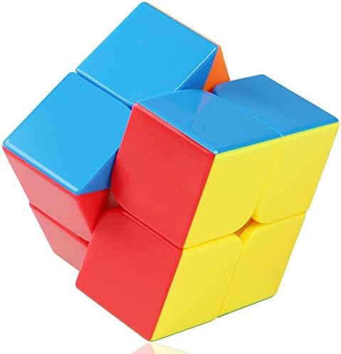 2x2 Speed Cube, VFunix Eco-Friendly Plastics and Vivid Colors Stickerless 2x2 Cube
