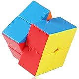 2x2 Speed Cube, VFunix Eco-Friendly Plastics and Vivid Colors Stickerless 2x2 Cube