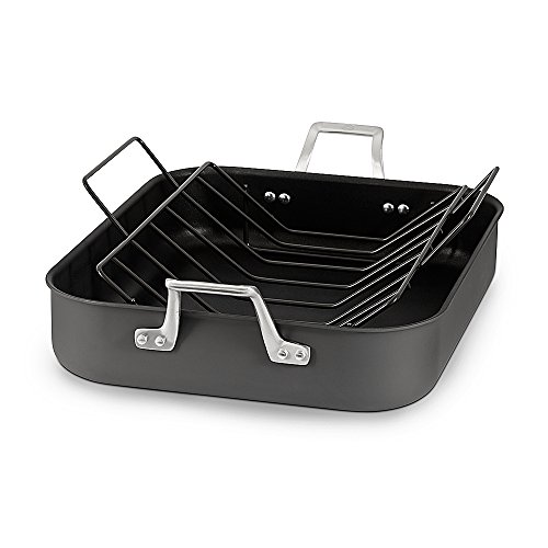 Calphalon 1948255 Signature Hard Anodized Nonstick Roaster Pan with
