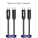 USB C Cable,Tronsmart USB-C to USB-C Charging Cable for Samsung Galaxy S8 S8+, Google Pixel, Nexus 6P 5X, LG G6,Note 8 and More (2Packs, 3.3ft x 2)
