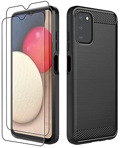 Dzxouui for Samsung A03S Case with 2 Pack Screen
