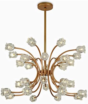 国際ブランド シャンデリア人格クリエイティブライト高級ヴィラリビングルームダイニングルームスタディルームシンプルな廊下ガラス廊下32ヘッド シャンデリア