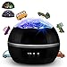 DQMOON Boys Night Light for Kids,Toddler Boys Toys Age 4 5 6, Rotating Light Projector with 8 Color Light Change for Kids Baby (Black-car&Star)