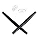 Mryok Replacement Earsocks Nosepieces Kits for Oakley Whisker Sunglasses - Black