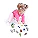 GeeVen 32 PCs Pencil Erasers Outer Space Erasers Puzzle Erasers for Kids Party Favors Supplies