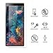 Sony Xperia 10 Screen Protector, SCL 9H Tempered Glass Screen Protector for Sony Xperia 10 (2-Pack), 2.5D Rounded Edge Glass Film, Anti-Scratch, Anti-Fingerprint, Bubble-Free