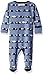 L'ovedbaby Unisex Baby Organic Snap Footie (Mauve Butterflies, 0-3m)