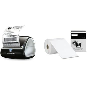 Amazon.com : DYMO LabelWriter 450 Turbo Label Maker with Bonus LW White Address Labels, 1-1/8-In ...