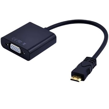 TOPELEK Adaptador Cable HDMI a VGA 1080P Resolución de 1920 x 1080 ...