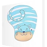 vanki Ergonomic Design Memory Foam Mouse Pad Gel Mouse Pad/Wrist Rest (Cat)